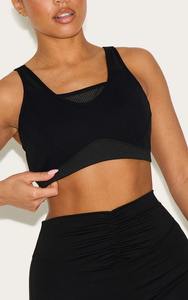 Ensemble Athleisure de Yoga Respirant Personnalisé pour Femmes – Soutien-Gorge de Sport Ajustable et Short Cycliste Froncé – Tenue de Gym en Gros - Product Image 3