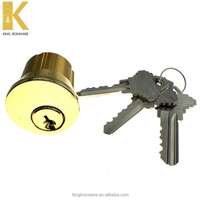 Cerradura de Cilindro de 5 Pines King US3 MC114 con 3 Llaves de Latón, Distancia entre Ejes de 60 mm, Opción de Logotipo Personalizado para Seguridad de Puertas, Mercado Estadounidense