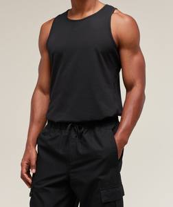 Camisetas Deportivas Personalizadas OEM sin Mangas, 100% Algodón, para Gimnasio, Fitness y Running para Hombre - Product Image 2