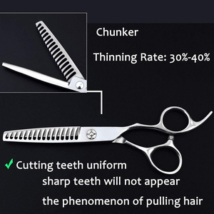Wholesale Hair <b>Thinning</b> Scissors <b>Mirror</b> Finish 6.6" Durable Sharp Edge Barber <b>Thinning</b> Shears With Fix Finger Rest - Product Image 5