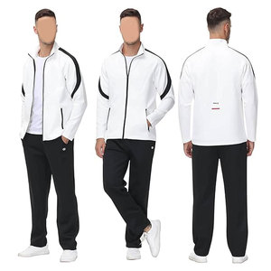 ชุดวอร์มผู้ชาย ชุดออกกำลังกาย 2 ชิ้น ชุดวิ่งจ๊อกกิ้งลำลอง ชุดวอร์มซิปเต็มตัว ชุดกีฬาวิ่ง - Product Image 6