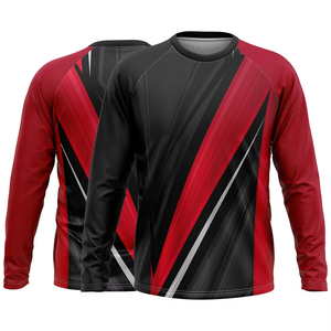 Haut de compression à manches longues entièrement sublimé pour homme, léger, pour le jogging et le fitness, idéal pour l'entraînement OEM - Product Image 4