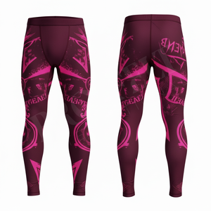 Customized Clothing UV Protection Swimming Workout Training Fitness Yoga Compression Leggings For Men's Full Length OEM ODM Pant - Product Image 2