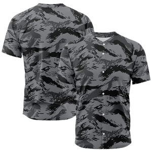 บริการรับผลิตเสื้อผ้าพิมพ์ลายแบบ OEM ODM สำหรับเสื้อเบสบอลเด็ก เสื้อเบสบอลกีฬาแบบสั่งทำพิเศษ ผลิตจากโพลีเอสเตอร์ 100% แห้งเร็ว - Product Image 2