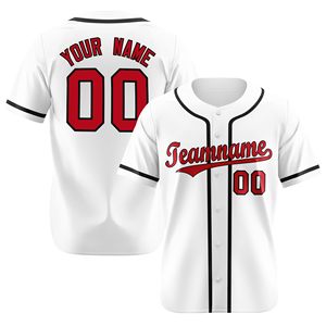 Uniforme de baseball personnalisé unisexe, maillot cousu avec logo d'équipe, nom, numéro, OEM, sur mesure en gros - Product Image 1