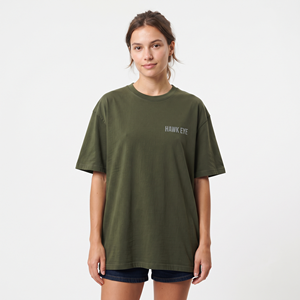 Women's Summer Crew Neck Oversized T Shirt Custom Logo Loose Casual Solid Color Short Sleeve Casual T Shirt Custom Logo - Product Image 1