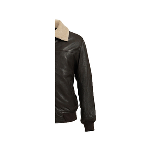 OEM Service Hot Premium Quality 100% Leather Winter <b>Jacket</b> for Men Casual Style Zipper Closure Reversible Waterproof Front - Product Image 4