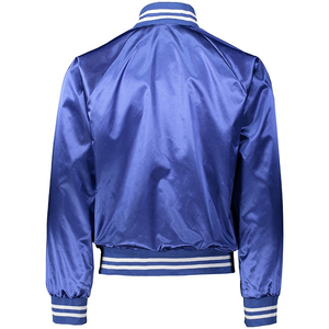 Veste satinée coupe-vent respirante de haute qualité avec col montant, design de logo personnalisé, OEM, vestes varsity pour hommes pour l'extérieur en hiver - Product Image 5