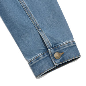 Veste en jean pour homme avec impression de logo personnalisé, créez votre propre veste en jean tendance, veste d'hiver - Product Image 6