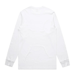 Camisetas de manga larga para hombre de peso pesado, 100% algodón peinado, cuello redondo liso premium, con puños, para uso diario, talla grande - Product Image 2