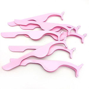 Pinzas de Acero Inoxidable Profesionales, Duraderas y Reutilizables para Extensión de Pestañas, con Aplicador y Empaque, Venta al Por Mayor - Product Image 2