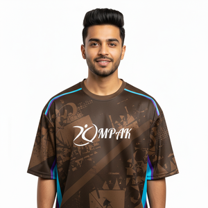 เสื้อผ้าสตรีทสไตล์ลำลองทรงปกติแบบสั่งทำพิเศษ พิมพ์ลายแบบซับลิเมชั่น ระบายอากาศได้ดี ผลิตจากผ้าโพลีเอสเตอร์/คอตตอนผสม แห้งเร็ว เป็นมิตรต่อสิ่งแวดล้อม - Product Image 1