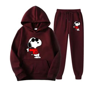 Conjunto de Sudadera y Pantalones Deportivos de Anime para Mujer y Hombre, Sudadera con Capucha para Parejas, Ropa Deportiva Y2K, Estilo Urbano - Product Image 5