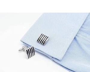 Boutons de manchette pour hommes en gros |   Boutons de manchette en métal personnalisés pour mariage, affaires et tenues formelles, bijoux de mariage en gros - Product Image 2