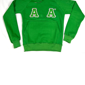 Alpha |   Kapa |   Sweat à capuche Alpha Custom Greek Organization en molleton épais avec lettres en chenille, style universitaire streetwear, unisexe pour hommes et femmes - Product Image 3