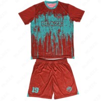 Ensemble de maillots de football unisexe pour club, idéal pour l'entraînement et les matchs, 100 % polyester, léger, antibactérien, été