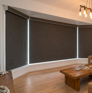 Premium Aluminum Mini Blinds Adjustable Horizontal Slat Window Inside Mount Polyester Cotton Woven Living Room all Season - Product Image 1