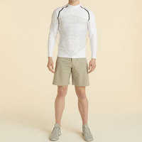 Vêtements de protection contre les éruptions cutanées pour hommes, vente en gros, tissu de qualité supérieure, couleur unie