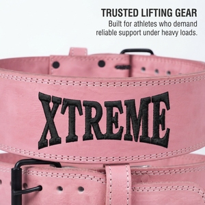 Custom Leather Weightlifting <b>Belt</b> Cowhide Double Prong Buckle <b>Belt</b> Leather <b>Powerlifting</b> <b>Belt</b> Customized Size Protective Gear Gym - Product Image 2