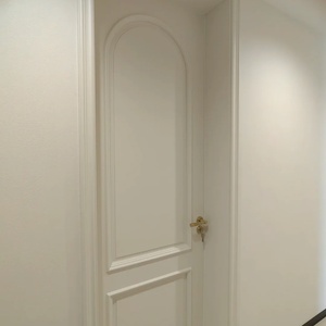 Porte intérieure en bois massif de style moderne Senger avec vitrage pour maison, villa, cour, salle à manger, chambre, manoir, surface finie - Product Image 6