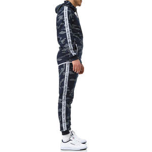 ชุดวอร์มเทรนนิ่งลายพรางพิมพ์คุณภาพสูงแบบซิปเต็มตัวสำหรับผู้ชาย ผ้าฟลีซสั่งทำพิเศษ แห้งเร็ว น้ำหนักเบา ระบายอากาศได้ดี เหมาะสำหรับฤดูหนาว - Product Image 5