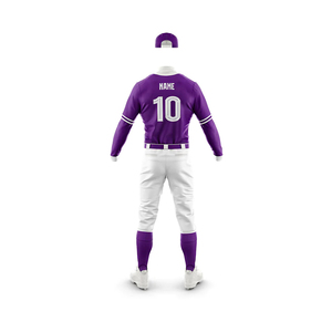 Nice Quality Custom Baseball Jersey Uniform Design for <b>Men</b>, Sublimated Youth Bottom Down Softball Uniform with Pants - Product Image 4