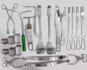 Juego de Retractores Manuales de Acero Inoxidable de Alta Calidad para Cirugía de Hombro, 22 Piezas, Instrumentos Ortopédicos con Certificación CE, Puente Óseo - Product Image 4