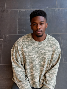 Custom 300gsm Polyester/cotton Men's Regular Fit Thermal Long Sleeve T-<b>shirt</b> Solid Print <b>Waffle</b> Knit Fabric Winter Eco-friendly - Product Image 1