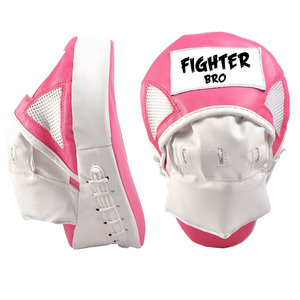 Guantes de Boxeo Fighter Bro, Almohadillas de Enfoque Rojas de Cuero PU, Equipo de Entrenamiento Duradero - Product Image 2