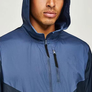 Conjunto de Chaqueta Cortavientos Impermeable con Capucha y Pantalones Cortos, Diseño Personalizado al por Mayor, 2 Colores, Casual para Exteriores - Product Image 6