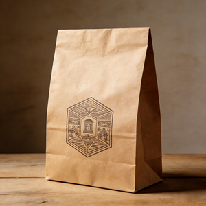 Sac à sandwich classique en papier sulfurisé ciré de qualité alimentaire, auto-adhésif, imprimé numériquement, résistant à l'huile et à l'eau, avec corde en coton - Product Image 3