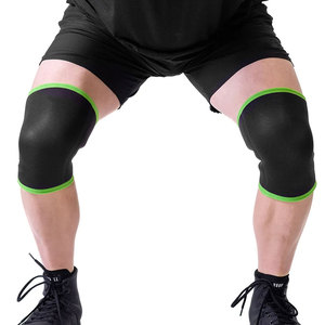Genouillères ajustables Perfectionists, noir/vert, respirantes, en polyester et élasthanne, unisexe, protection multisports pour l'entraînement, lot de quatre - Product Image 2