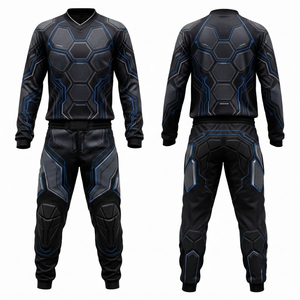 Conjunto de Camiseta y Pantalones de Paintball Profesional, Uniforme de Equipo de Paintball Personalizado por Sublimación, Ropa Deportiva - Product Image 4