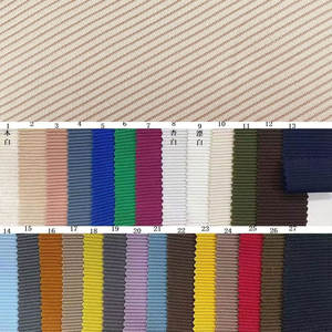 280gsm тяжелый вес 95 полиэстер 5 Спандекс Трикотажная ребристая ткань для активного отдыха Одежда свитер материал - Product Image 5