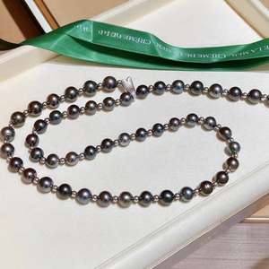 Collar de Perlas de Agua Dulce de 11-12 mm, Plata S925, Nuevo Estilo de Lujo Ligero, con Colgante de 11-12 mm, Accesorios para Mujer - Product Image 3