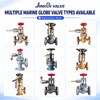 Vanne d'angle pneumatique à fermeture rapide à bride marine pour système d'air, vapeur et eau de navire, vannes d'angle industrielles en acier moulé DN20-DN150