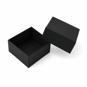 Custom <b>Black</b> Rigid Paper Cardboard Lid Base Eco-Friendly Handmade Recyclable Gift <b>Box</b> Logo Customized Wallet Sunglasses Foam - Product Image 2