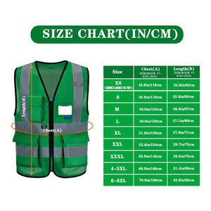 Tactical Latest Design Logo Custom Color Security High Visibility <b>Reflective</b> Vest Front Zipper Safety Vest - Product Image 5