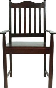 Chaise de salle à manger en bois massif sans coussin pour chambre à coucher, salon, bureau à domicile, fauteuil en bois multifonctionnel - Product Image 5