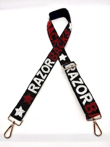 Vintage Black Floral Beaded Bag <b>Strap</b> Handmade Embroidered Wide Shoulder <b>Straps</b> Multicolor for Handbags & Crossbody Bags in 2026 - Product Image 5