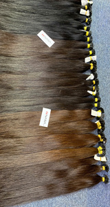 High Quality 100% Vietnamese Human Hair 100g Flattip Natural Straight #1 #4 Colors Double Drawn Full Length 20-26 <b>Bleached</b> - Product Image 5