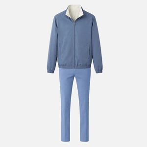 Premium Men's 3 Piece Streetwear Set Reversible Full Sleeve Jacket Mercerized <b>T</b> <b>Shirt</b> Straight Leg Pantalon Custom Logo - Product Image 5