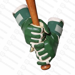 Gants de frappe de baseball souples professionnels en cuir véritable personnalisés avec un design unique pour l'entraînement des adultes et des jeunes ambidextre - Product Image 6