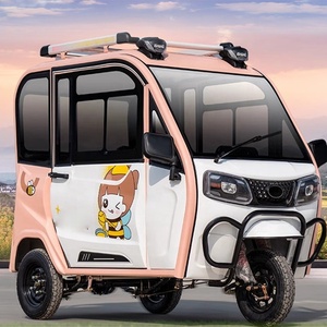 ZKF74 <span class=keywords><strong>Triciclo</strong></span> eléctrico Cerrado 3 ruedas Adulto <span class=keywords><strong>Triciclo</strong></span> eléctrico impulsado por batería <span class=keywords><strong>Triciclo</strong></span> eléctrico de tres ruedas E Scooter <span class=keywords><strong>Chopper</strong></span> Side Car - Product Image 6