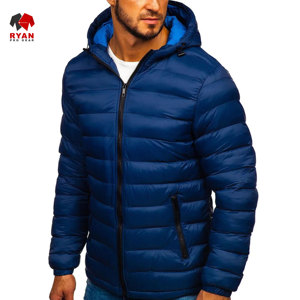แจ็คเก็ตพัฟเฟอร์ดีไซน์สั่งทำพิเศษสำหรับผู้ชายจาก Ryan Pro Gear พร้อมโลโก้สั่งทำพิเศษ ดีไซน์ ODM ตกแต่งกระเป๋า - Product Image 3