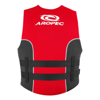 Rompi Pelampung Dewasa Aropec 2mm Neoprene Ringan Tiup Tipe III untuk Olahraga Air Wakeboarding Kayak Memancing Surfing