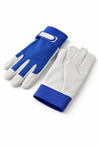 Gants de sécurité industriels en cuir avec paume en tissu pour travaux de perçage, outils électriques, atelier, construction, fabricant OEM - Product Image 3