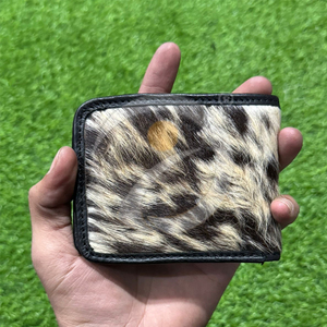 Portefeuille en cuir de vachette de haute qualité pour homme, fait main, avec porte-cartes et intérieur en cuir naturel souple - Product Image 1