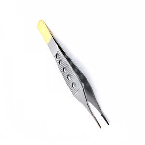 German Dental Adson 15cm Serrated Tip Steel Manual Surgical Tweezer Dressing Tissue Medical CE Approved by <b>Blush</b> surgical - Product Image 3