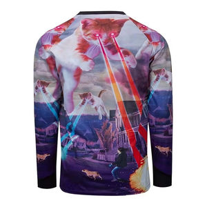 Camiseta de Motocross Corta para Hombre, Cómoda, Resistente al Viento, Transpirable, para Verano, Ropa Deportiva para Motociclismo y Automovilismo - Product Image 2